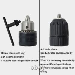 1/2 3/8 Drill Chuck Adapter Conversion Kit SDS Plus Hex Shank Adaptor 0.6-20mm
