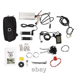 1200W 48V 25'' E Bike Motor Hub LCD Front Wheel Electric Bicycle Conversion Kit