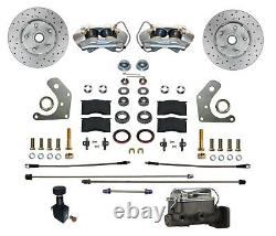 1962-72 Mopar B&E Body Leed Brakes Front Manual Disc Brake Conversion Kit (D&S)