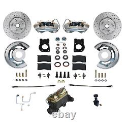 1964 1966 Ford Mustang Front Disc Brake Conversion Kit Manual Brakes V8 Car