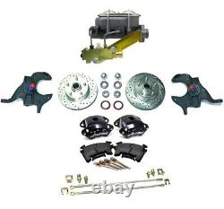 1964 1972 GM A-Body 2 Drop Manual Disc Brake Conversion Kit Zinc Black Wilwood