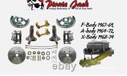 1964-1972 GM A, F, X Body Disc Brake Conversion, Manual Master Cylinder Kit