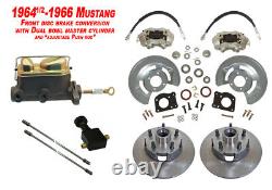 1964-66 Ford Mustang Disc Brake Conversion Kit 11 Rotors Manual