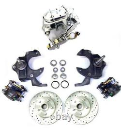 1967 1969 Camaro Firebird F Body 2 Drop Manual Disc Brake Conversion Kit Chrome