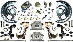1969 Camaro Manual Disc Brake Conversion Kit Single Piston & USA 2 Piece Rotors