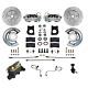 1970-1973 Ford Mustang Manual Front Disc Brake Conversion Kit With Drilled Rotors