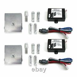 2-Door Flat Glass 1-Touch Manual Crank Handle Power Window Conversion Switch Kit