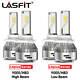2 Pairs Lasfit 9005 Led Bulbs Headlight High Low Beam Conversion Kit Lamp Bright