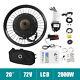20 Inch Electric Bicycle Rear Wheel Hub Motor E-bike Conversion Kit 72v 2000w
