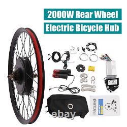 2000 Watt E Bike Motor 27.5 inch Rear Wheel LCD Electric Bicycle Conversion Kit