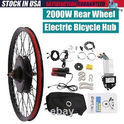 2000 Watt E Bike Motor 27.5 inch Rear Wheel LCD Electric Bicycle Conversion Kit