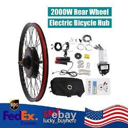 2000W E-Bike Motor 27.5 Rear Wheel LCD Electric Bicycle Conversion Kit Set