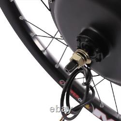 26 2000W Electric Bicycle Rear Wheel Motor & Rim E-Bike Conversion Kit LCD 72V