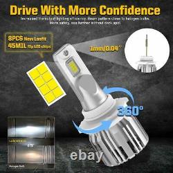 4x 9005 9006 LED Combo Bulbs Headlight High-Low Beam 6000K 50W Conversion Kit