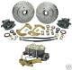 55 56 57 Chevy Belair Stock Spindle Manual Master Cyl Disc Brake Conversion Kit