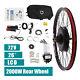 72v 2000w Electric Bicycle Motor Conversion Kit 26 Rear Wheel E-bike Hub Motor