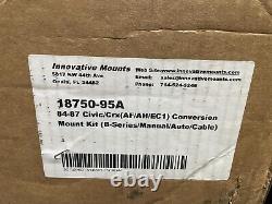 84-87 Civic/crx Conversion Engine Mount Kit B Series Cable Manual