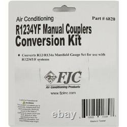 A/C Tool for R1234yf Refrigerant Gas Freon Manual Couplers Conversion Kit