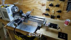 Cnc Lathe Conversion Kit For The Grizzly, Harbor Freight, Lms, Sieg 7x16 Lathes