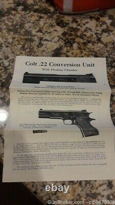 Colt 1911.22 Conversion Kit with Box & Manual