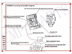 EX100 EX120 Conversion Kit For Hitachi Excavator with English Instruction Manual