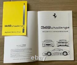 Ferrari 348 Challenge Manuals, Conversion Kit for race series (833/94) Original