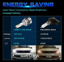 For Ford F 150 2015-2020 6000K Front LED Headlight High/Low Beam Fog Light Bulbs