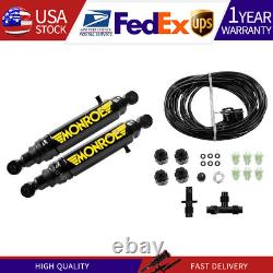 For Suburban Tahoe Yukon MONROE MA830 Manual Conversion Air Shocks w Install Kit