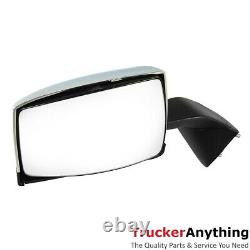 Hood Mirror Assy Volvo VNL 2004-2016 Left Right Manual Chrome Front Side View