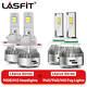 Lasfit Combo Pack H13 Led Headlight Kit 9145 Fog Light Conversion Kit Error Free