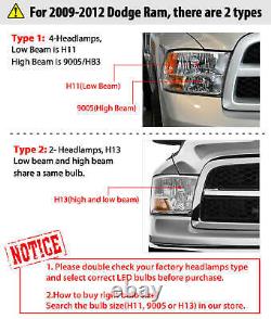 LASFIT Combo Pack H13 LED Headlight Kit 9145 Fog Light Conversion Kit Error Free