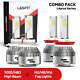 Lasfit H11 9005 Led Bulbs Combo Headlight High Beam Fog Light Conversion Kit 4x