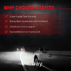 Lasfit H13 LED Bulbs Headlights High Low Beam Conversion Kit 6000K Super Bright