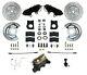 Manual Front Disc Brake Conversion Kit, Factory Look Black Coated Calipers