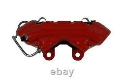 Manual Front Disc Brake Conversion Kit, Factory look Red Coated Calipers