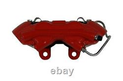 Manual Front Disc Brake Conversion Kit, Factory look Red Coated Calipers