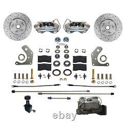 Manual Front Disc Brake Conversion Kit for 1966-72 Charger, Coronet, Drld Rtr