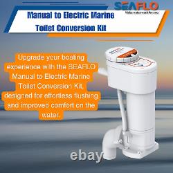 Manual to Electric Marine Toilet Conversion Kit 12V FREE SHIPPING USA