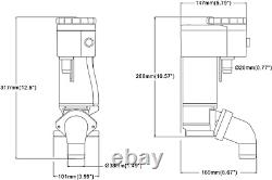 Manual to Electric Marine Toilet Conversion Kit 12V FREE SHIPPING USA