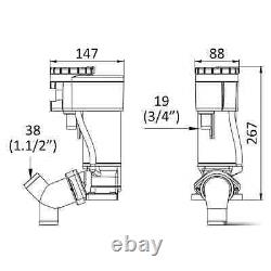 Manual-to-electric toilet conversion kit 1 PC Osculati 50.205.32 5020532