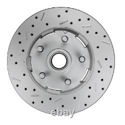 MaxGrip Lite 4 Piston Manual Disc Brake Conversion for B&E Body Mopar Red