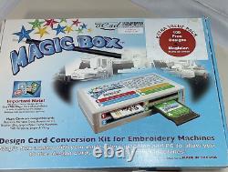 OESD MAGIC BOX Design Card Conversion Kit Embroidery Machines withCard CDs Manuals