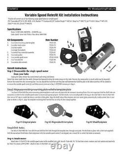 PSI Woodworking TCLVSKIT2 Variable Speed Lathe Conversion Kit