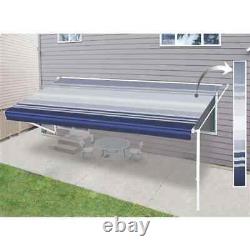 Retractable RV Awning Complete Kit 16x8 Ft Patio Camper Trailer PVC Steel Canopy