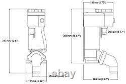 SEAFLO Manual to Electric Marine Toilet Conversion Kit