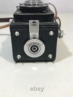 Vintage Yashica 635 Camera With Case, Conversion Kit, And Original Manual TESTED