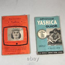 Vintage Yashica 635 Camera With Case, Conversion Kit, And Original Manual TESTED