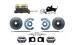 Zdc0003- 64-73 Mustang Manual Front Disc Brake Conversion Kit, Disc Front/drum R