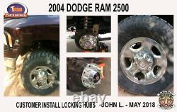 2003-2008 Dodge Ram 3500 Dually Drw Kit De Conversion De Moyeu De Verrouillage Manuel