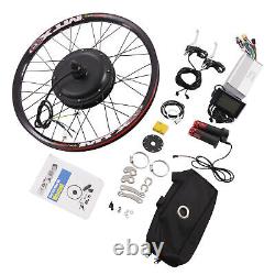 26 Roue arrière 72V 2KW Kit de conversion de moteur de vélo électrique E-Bike LCD Hub